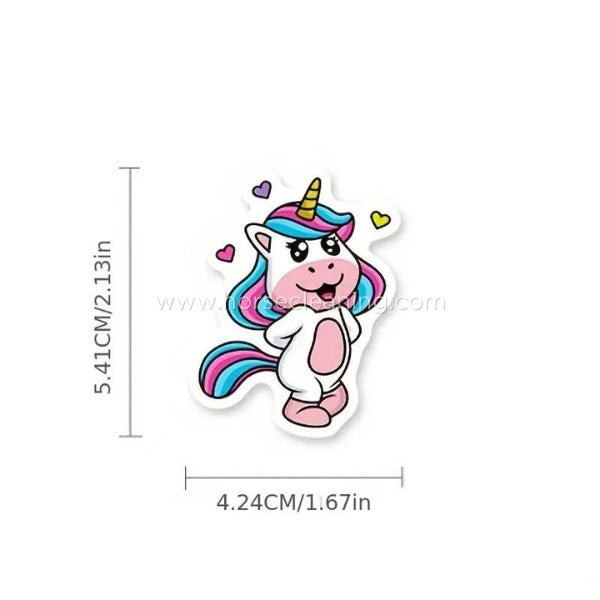 50x Unicorn Vinyl Stickers - Horse Cleaning Masters Of Shampoos ™