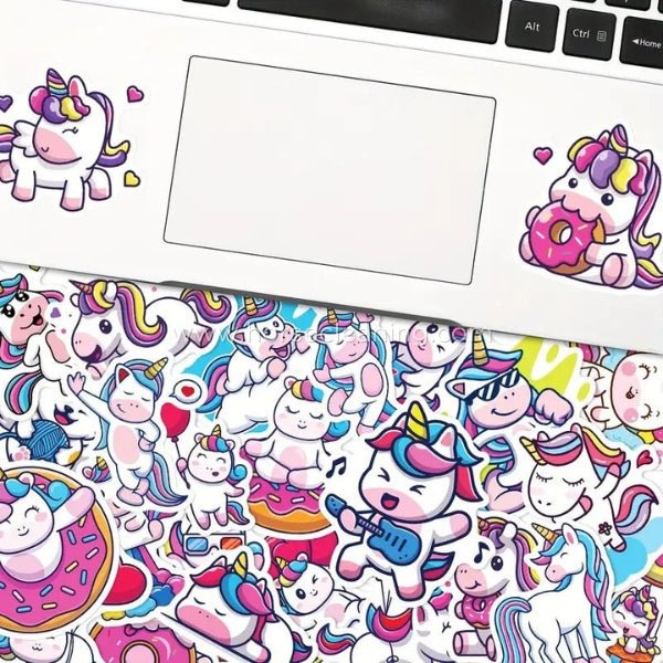 50x Unicorn Vinyl Stickers - Horse Cleaning Masters Of Shampoos ™