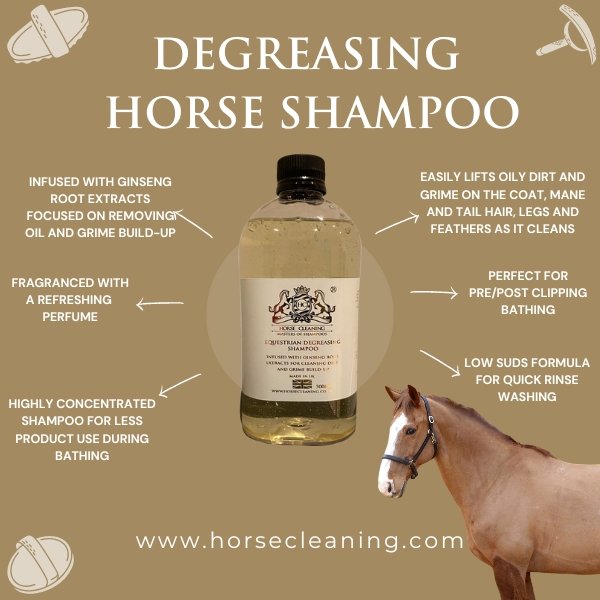 Degreasing Horse Shampoo - Horse Cleaning Masters Of Shampoos ™