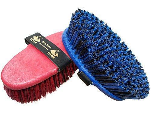 HAAS Brenig Madoc Versatile Soft Sturdy Long Bristle Grooming Brush - Horse Cleaning Masters Of Shampoos ™