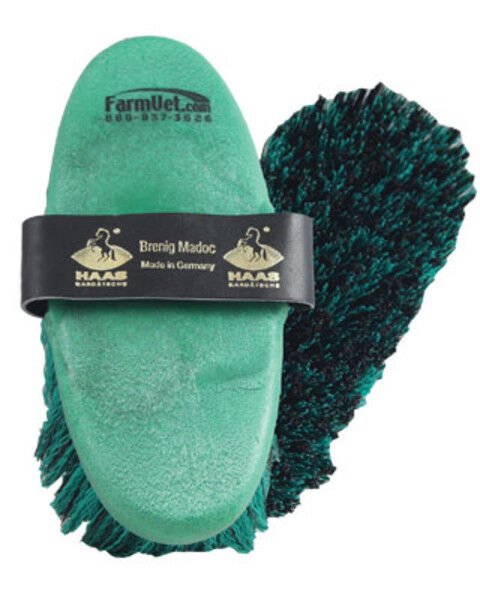 HAAS Brenig Madoc Versatile Soft Sturdy Long Bristle Grooming Brush - Horse Cleaning Masters Of Shampoos ™