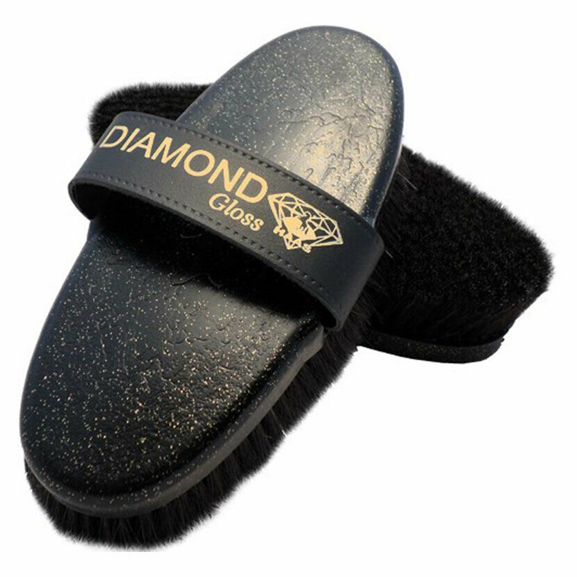 HAAS Diamond Gloss Soft Finishing Grooming Brush - Horse Cleaning Masters Of Shampoos ™