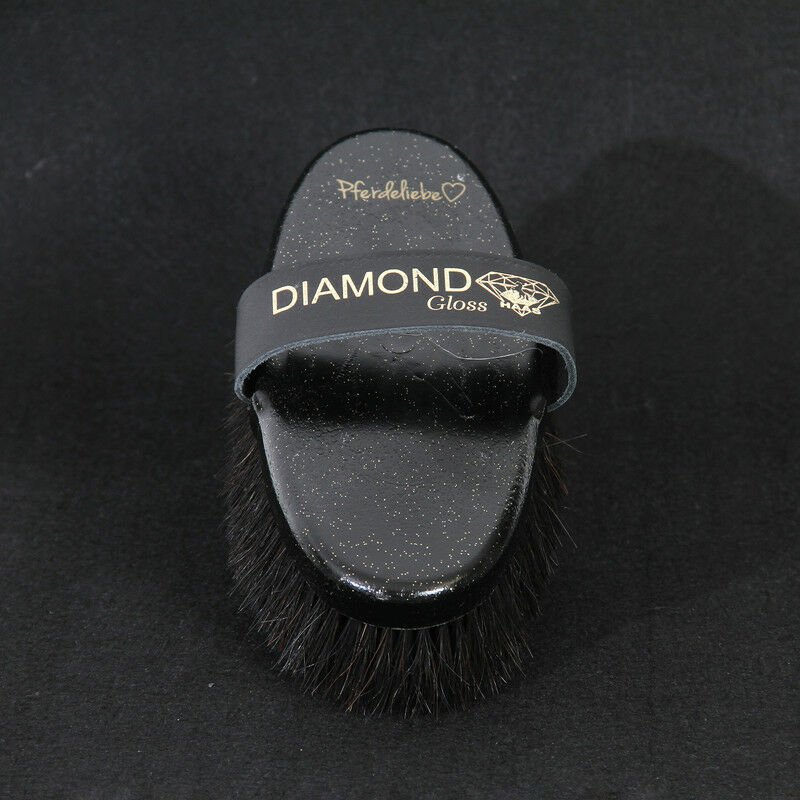 HAAS Diamond Gloss Soft Finishing Grooming Brush - Horse Cleaning Masters Of Shampoos ™