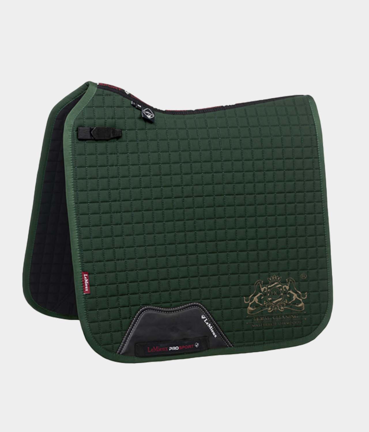Horse Cleaning ProSport Green Cotton Dressage Square Saddle Pad - Horse Cleaning Masters Of Shampoos ™