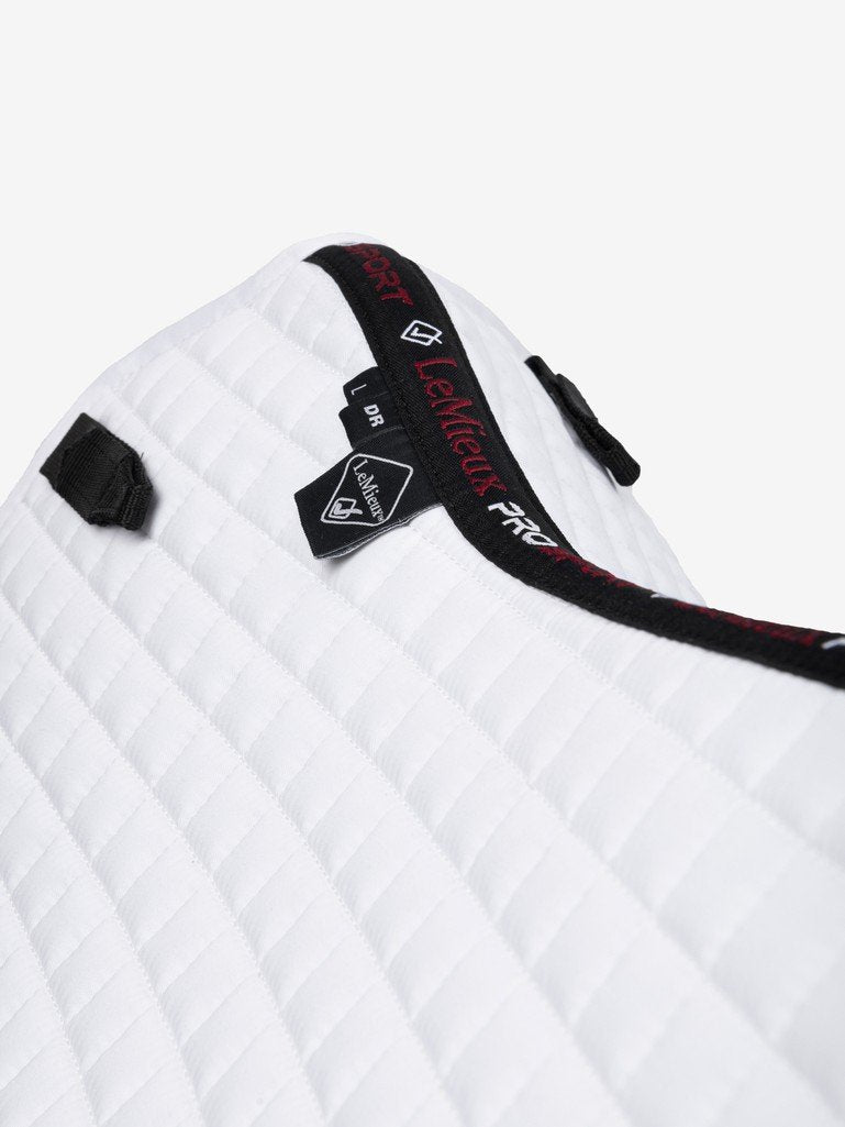 Horse Cleaning ProSport White Cotton Dressage Square Saddle Pad - Horse Cleaning Masters Of Shampoos ™