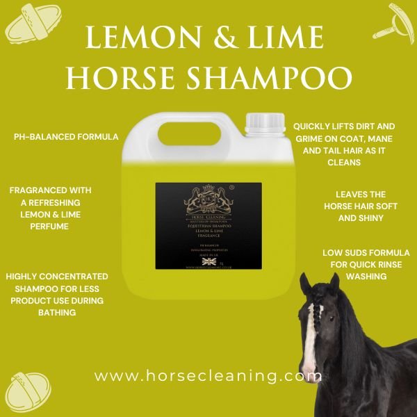 Lemon And Lime Horse Shampoo 5L Container - Horse Cleaning Masters Of Shampoos ™