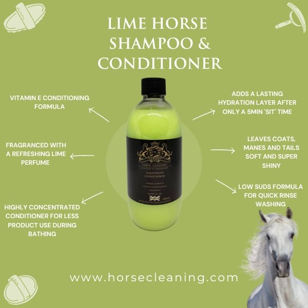 Lime Horse Shampoo Conditioner - Horse Cleaning Masters Of Shampoos ™